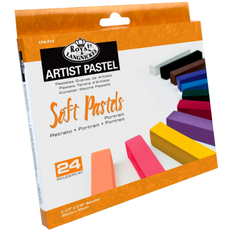 Pastele suche R&L Essentials, 24 kolory, Jasne